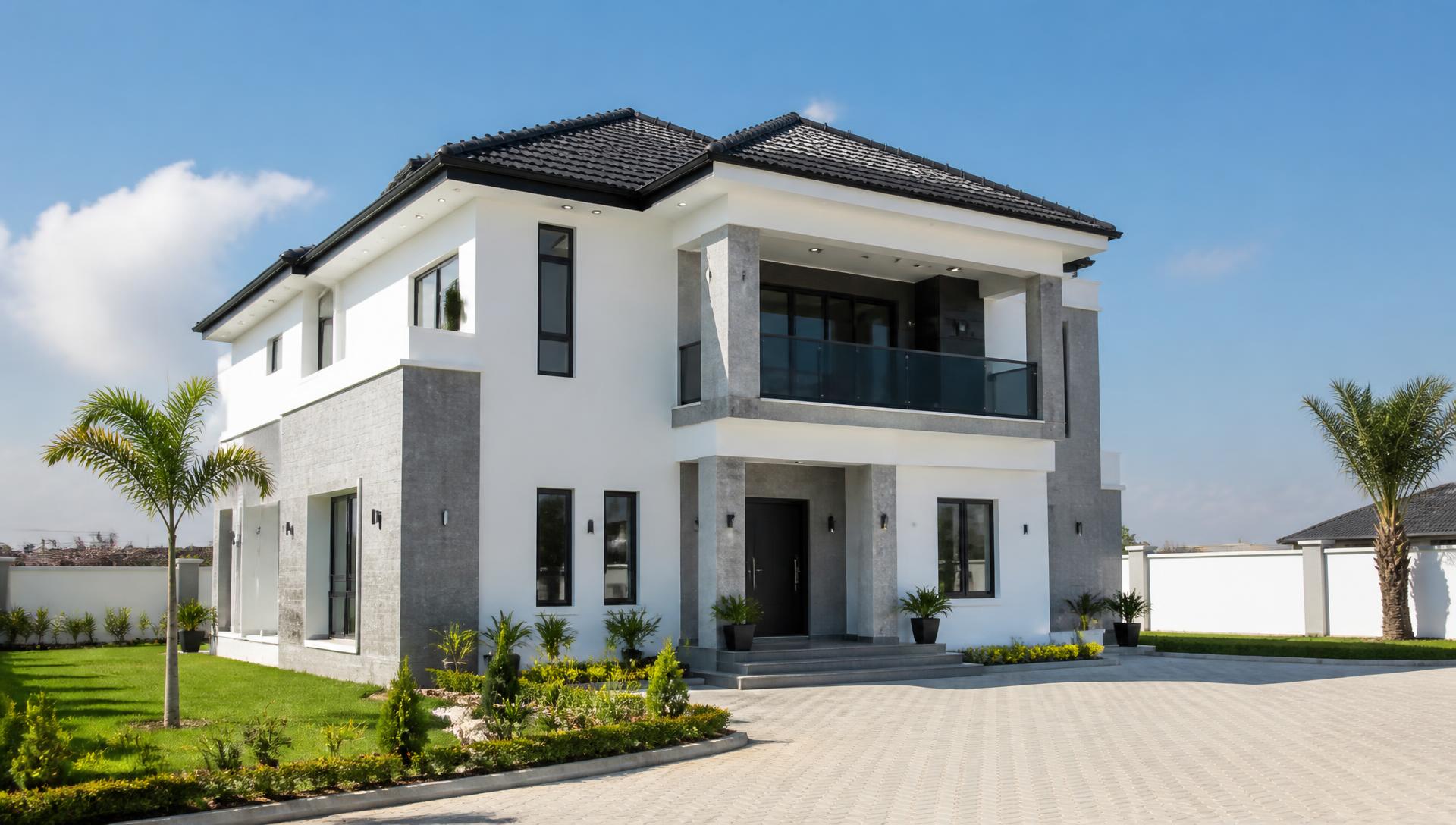 Finished residential home built with our products
