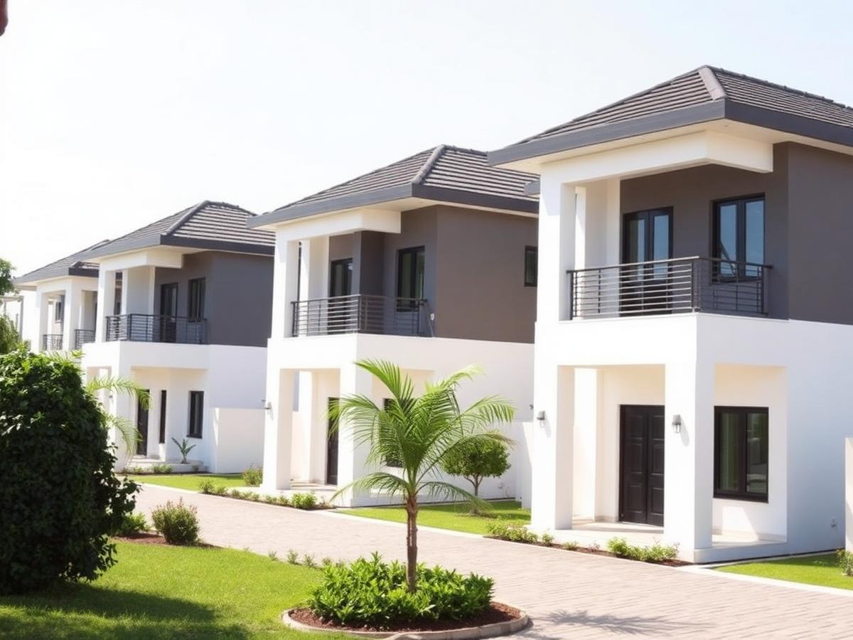 Completed residential homes developed by K.Gyimah Construction